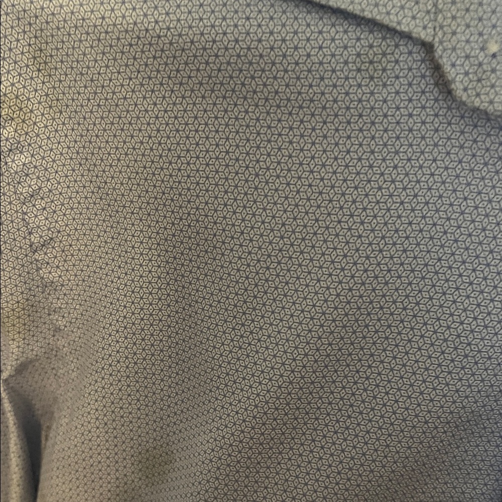 Pronto Uomo Express Men's Pale Blue Patterned Dress Shirt size 16 34/35 - Picture 3 of 4